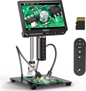 Autofocus 4K Digital Microscope EM4K-AF, 8" Soldering Microscopes Autofocus 4K Digital Microscope EM4K-AF, 8" Soldering Microscopes