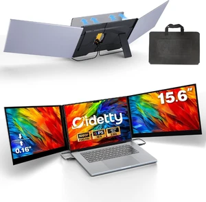 New Upgrad Laptop Screen Extender Monitor Portable, Ultra Light & Thin Triple Portable Monitor for Laptop 1080P FHD IPS Display for 13-17" Laptop, Plug & Play Compatiable with Win/Mac/Chrome New Upgrad Laptop Screen Extender Monitor Portable, Ultra Light & Thin Triple Portable Monitor for Laptop 1080P FHD IPS Display for 13-17" Laptop, Plug & Play Compatiable with Win/Mac/Chrome