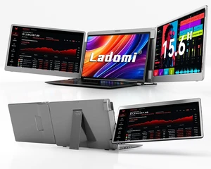Laptop Screen Extender, 15.6" FHD Laptop Monitor Extender, Triple Portable Monitor for 12"-17.3" Laptops, Plug & Play, 360° Rotation Screen, Compatible with MacOS/Wins/Switch/Surface Laptop Screen Extender, 15.6" FHD Laptop Monitor Extender, Triple Portable Monitor for 12"-17.3" Laptops, Plug & Play, 360° Rotation Screen, Compatible with MacOS/Wins/Switch/Surface