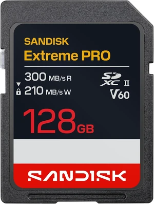 128GB Extreme PRO SD Memory Card, Up to 300MB/s Read Speeds, UHS-II 128GB Extreme PRO SD Memory Card, Up to 300MB/s Read Speeds, UHS-II