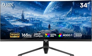 34 Inch Ultrawide Curved Gaming Monitor WQHD(2560 x1440) 165Hz, 1500R 34 Inch Ultrawide Curved Gaming Monitor WQHD(2560 x1440) 165Hz, 1500R