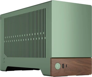 Terra Jade - Wood Walnut Front Panel - Small Form Factor - Mini ITX Gaming case PCIe 4.0 Riser Cable USB Type-C - Anodized Aluminum Panels Terra Jade - Wood Walnut Front Panel - Small Form Factor - Mini ITX Gaming case PCIe 4.0 Riser Cable USB Type-C - Anodized Aluminum Panels
