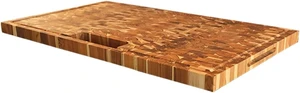 Teak Cutting Board 34x20 with Waste Slot & Juice Groove Teak Cutting Board 34x20 with Waste Slot & Juice Groove