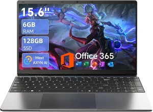 15.6" AI Laptop with Office 365, 6GB RAM 128GB SSD, Win 11 Laptops 15.6" AI Laptop with Office 365, 6GB RAM 128GB SSD, Win 11 Laptops