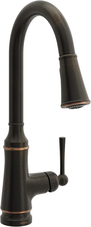 Jaslynn Pulldown Kitchen Faucet, Mediterranean Bronze, 87618BRB Jaslynn Pulldown Kitchen Faucet, Mediterranean Bronze, 87618BRB