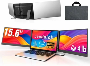One Cable Laptop Screen Extender, 15.6" FHD 1080P IPS Portable Monitor, Ultra-Slim Travel Dual Monitor Fits 13-17" Laptops, Triple Monitor Compatible with Mac/Windows(Driver Required) One Cable Laptop Screen Extender, 15.6" FHD 1080P IPS Portable Monitor, Ultra-Slim Travel Dual Monitor Fits 13-17" Laptops, Triple Monitor Compatible with Mac/Windows(Driver Required)