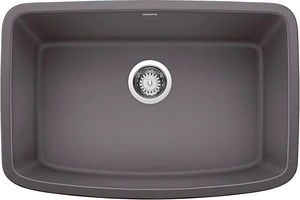 Valea 27 in. Single Bowl Kitchen Sink, Cinder Valea 27 in. Single Bowl Kitchen Sink, Cinder