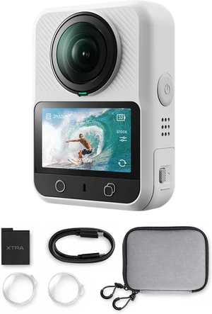 Xtra 360 Camera, 8K Panoramic Video, 1-Inch Sensor Equivalent, 100MP High Resolution, Waterproof Action Camera, 105GB Built-in Storage, Bullet Time, Broad Compatibility, Vlog Xtra 360 Camera, 8K Panoramic Video, 1-Inch Sensor Equivalent, 100MP High Resolution, Waterproof Action Camera, 105GB Built-in Storage, Bullet Time, Broad Compatibility, Vlog