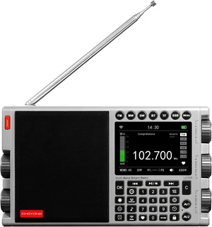 LC100 Multi-Band Smart Internet Radio,WiFi/4G,AM/FM/MW/SW (Silver) LC100 Multi-Band Smart Internet Radio,WiFi/4G,AM/FM/MW/SW (Silver)