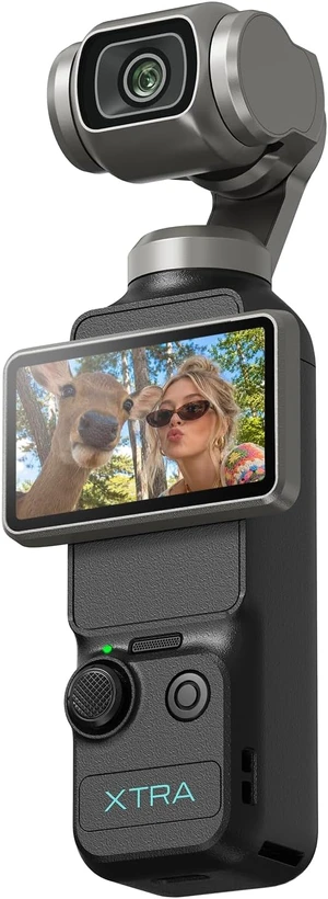 Xtra Muse, Vlogging Camera with 1'' CMOS & 4K/120fps Videos, Pocket Camera with 3-Axis Gimbal Stabilizer, Fast Focusing, Face/Object Tracking, Digital Video Camera for Photography, Digital Camera Xtra Muse, Vlogging Camera with 1'' CMOS & 4K/120fps Videos, Pocket Camera with 3-Axis Gimbal Stabilizer, Fast Focusing, Face/Object Tracking, Digital Video Camera for Photography, Digital Camera