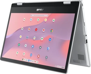 Chromebook Flip CX1 Convertible Laptop, 14" FHD NanoEdge 360-degree Touchscreen, Celeron N4500 Processor, 128GB eMMC Storage, 8GB RAM, ChromeOS, Transparent Silver, CX1400FKA-AS88FT Chromebook Flip CX1 Convertible Laptop, 14" FHD NanoEdge 360-degree Touchscreen, Celeron N4500 Processor, 128GB eMMC Storage, 8GB RAM, ChromeOS, Transparent Silver, CX1400FKA-AS88FT