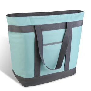 Insulated Grocery Tote Bags, Large Reusable Cooler Bags, Green, 39L Insulated Grocery Tote Bags, Large Reusable Cooler Bags, Green, 39L