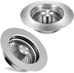 Kitchen Sink Drain Strainer Stopper, Anti-Clog & Quick Drain Kitchen Sink Drain Strainer Stopper, Anti-Clog & Quick Drain