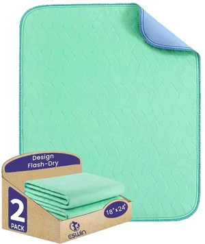 Underpads,Super Absorbency Reusable Bedwetting Incontinence Pads for Kids, Adults, Elderly, and Pets - Waterproof Protective Pad for Couch, Sofa, Floor,Bed (500 Washes) Underpads,Super Absorbency Reusable Bedwetting Incontinence Pads for Kids, Adults, Elderly, and Pets - Waterproof Protective Pad for Couch, Sofa, Floor,Bed (500 Washes)