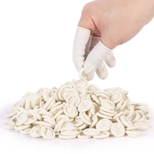 White Latex Finger Cots Finger Protectors, Disposable Medium-Sized Finger Gloves, Fingertip and Finger Sleeve Protector,Latex Thumb Protector for Finger Tips (Approx.210 PCS) White Latex Finger Cots Finger Protectors, Disposable Medium-Sized Finger Gloves, Fingertip and Finger Sleeve Protector,Latex Thumb Protector for Finger Tips (Approx.210 PCS)