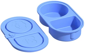 Silicone Snack Container, Reusable Silicone Food Storage Box with Lid, 6.45x3.7x1.4 inches Portable Bento for Lunch, Office, Gym, Travel, Kids & Meal Prep (Blue) Silicone Snack Container, Reusable Silicone Food Storage Box with Lid, 6.45x3.7x1.4 inches Portable Bento for Lunch, Office, Gym, Travel, Kids & Meal Prep (Blue)