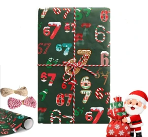 Hpyabdine 67 Wrapping Paper 67 Wrapping Paper Christmas 6 7 Meme Funny Teen Holiday Gift Wrap Paper Funny 6 7 Meme Gift (Green) Hpyabdine 67 Wrapping Paper 67 Wrapping Paper Christmas 6 7 Meme Funny Teen Holiday Gift Wrap Paper Funny 6 7 Meme Gift (Green)