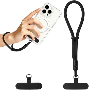 Phone Lanyard, Anti Theft Phone Wrist Strap with 2 Tether Tabs, Adjustable Wristlet & Hand Cell Phone Lanyard for Women and Men (Black Lanyard) Phone Lanyard, Anti Theft Phone Wrist Strap with 2 Tether Tabs, Adjustable Wristlet & Hand Cell Phone Lanyard for Women and Men (Black Lanyard)