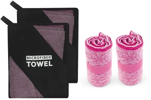 2 Pack Quick Dry Camping Towel Lightweight,Fast Drying Microfiber Travel Towel for Face Hand Neck Hiking Fishing Tennis Cycling(Light Pink, 2 Pack S(15.5X31 Inch) 2 Pack Quick Dry Camping Towel Lightweight,Fast Drying Microfiber Travel Towel for Face Hand Neck Hiking Fishing Tennis Cycling(Light Pink, 2 Pack S(15.5X31 Inch)