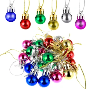 48 Pieces Christmas Balls Xmas Tree Ornaments Balls Exquisite Colorful Ball Decoration Pendant Mini Christmas Ornaments for Holiday Party Decor 0.79 Inch(Gold/Silver/Green/Red/Blue/Rose Red) 48 Pieces Christmas Balls Xmas Tree Ornaments Balls Exquisite Colorful Ball Decoration Pendant Mini Christmas Ornaments for Holiday Party Decor 0.79 Inch(Gold/Silver/Green/Red/Blue/Rose Red)