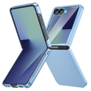 Ruky for Z Flip 7 Slim Case with Built-in Back Screen Protector, Blue Ruky for Z Flip 7 Slim Case with Built-in Back Screen Protector, Blue