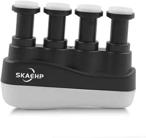 Exerciser - Improves flexibility and strength in fingers, hands, and forearms - Adjustable tension for each finger - Simulated guitar strings help develop calluses - Comfortable workout Exerciser - Improves flexibility and strength in fingers, hands, and forearms - Adjustable tension for each finger - Simulated guitar strings help develop calluses - Comfortable workout