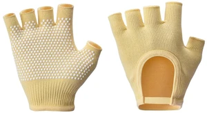 Non-Slip Fingerless Yoga Gloves Ideal for Pilates, Barre, Air Yoga, and Fitness Workouts Breathable Fabric with Enhanced Grip for Stability (Yellow) Non-Slip Fingerless Yoga Gloves Ideal for Pilates, Barre, Air Yoga, and Fitness Workouts Breathable Fabric with Enhanced Grip for Stability (Yellow)