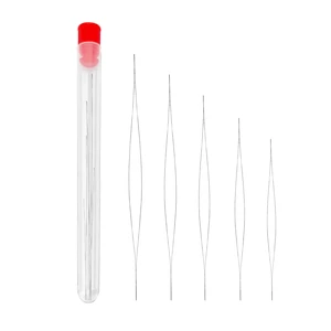 5 PCS Big Eye Needles for Beading, Collapsible Beading Needles 5 PCS Big Eye Needles for Beading, Collapsible Beading Needles