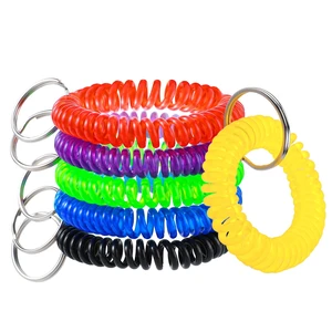 Wrist Coil Keychain, Ymapinc 6 Pcs Plastic Coil Wristband Stretch Spring Spiral Bracelets Key Chain Wrist Key Holder for Gym Pool ID Badge and Outdoor Sports Wrist Coil Keychain, Ymapinc 6 Pcs Plastic Coil Wristband Stretch Spring Spiral Bracelets Key Chain Wrist Key Holder for Gym Pool ID Badge and Outdoor Sports