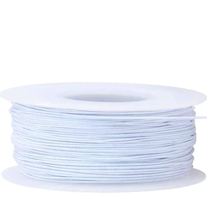 LIS HEGENSA Elastic Bracelet String Cord Stretch Bead Cord for Jewelry Making and Bracelet Making Kits Transparent Stretchy String for Bracelets (White 75ft/25M(1MM)) LIS HEGENSA Elastic Bracelet String Cord Stretch Bead Cord for Jewelry Making and Bracelet Making Kits Transparent Stretchy String for Bracelets (White 75ft/25M(1MM))