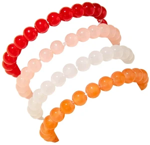 4/8Pcs Colorful Crystal Round Beaded Stackable Bracelets Set Handmade Multicolor Glass Beads Stretch Bracelet Friendship Preppy Statement for Women Men Party Jewelry Gifts 4/8Pcs Colorful Crystal Round Beaded Stackable Bracelets Set Handmade Multicolor Glass Beads Stretch Bracelet Friendship Preppy Statement for Women Men Party Jewelry Gifts