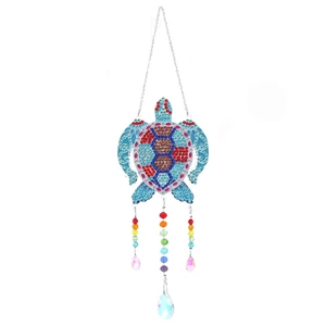 Double Sided Diamond Painting Wind Chime, Turtle Double Sided Diamond Painting Wind Chime, Turtle