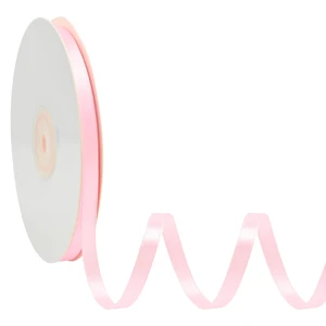 Double Face Pink Satin Ribbon 1/4 Inch X 50 Yards Polyester Pink Fabric Ribbon for Valentine's Day Crafts Flower Bouquet Sewing Arts Wedding Party Decoration Double Face Pink Satin Ribbon 1/4 Inch X 50 Yards Polyester Pink Fabric Ribbon for Valentine's Day Crafts Flower Bouquet Sewing Arts Wedding Party Decoration
