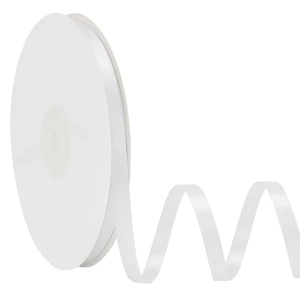 Double Face White Satin Ribbon 1/4 Inch X 50 Yards Polyester White Ribbons for Gift Wrapping Fabric Ribbon for Crafts Flower Bouquet Sewing Arts Wedding Party Decoration Double Face White Satin Ribbon 1/4 Inch X 50 Yards Polyester White Ribbons for Gift Wrapping Fabric Ribbon for Crafts Flower Bouquet Sewing Arts Wedding Party Decoration
