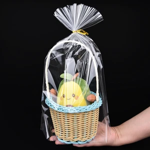 50 Pcs Bottom Gusset Bags 8"x 12" Clear Cello Cellophane Treat Goodie Bags with Gold Twist Ties, Party Favor Packaging, Gift Mug Wrapping 50 Pcs Bottom Gusset Bags 8"x 12" Clear Cello Cellophane Treat Goodie Bags with Gold Twist Ties, Party Favor Packaging, Gift Mug Wrapping