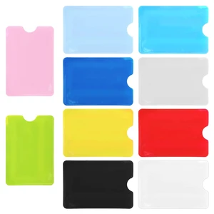 10Pcs RFID Blocking Sleeves Colorful Credit Card Protector Cover Travel Anti-Theft Credit Card Holder RFID Blocker Fits Bags & Purses, 3.5 x 2.4 inch(Solid color) 10Pcs RFID Blocking Sleeves Colorful Credit Card Protector Cover Travel Anti-Theft Credit Card Holder RFID Blocker Fits Bags & Purses, 3.5 x 2.4 inch(Solid color)
