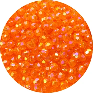 1000 PCS 6mm Acrylic Faceted Spacer Beads AB Color Glossy Round Loose Beads for Jewelry Making Bracelet Necklace Earring Ornament Wind Chimes Key Chains(Hot Orange AB) 1000 PCS 6mm Acrylic Faceted Spacer Beads AB Color Glossy Round Loose Beads for Jewelry Making Bracelet Necklace Earring Ornament Wind Chimes Key Chains(Hot Orange AB)