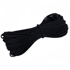 Round Black Elastic Cord-1/8-Inch (3mm) 10 Yards Round Black Elastic Cord-1/8-Inch (3mm) 10 Yards