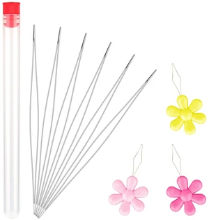 6 Pcs Beading Needles for Seed Beads Bead Needles for Jewelry Making 6 Pcs Beading Needles for Seed Beads Bead Needles for Jewelry Making