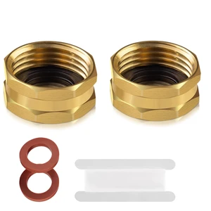Brass 3/4" GHT Garden Hose End Cap,3/4" GHT Garden Hose End Plug,Garden Hose Male and FemaleThreaded End Cap Plug (2female) Brass 3/4" GHT Garden Hose End Cap,3/4" GHT Garden Hose End Plug,Garden Hose Male and FemaleThreaded End Cap Plug (2female)