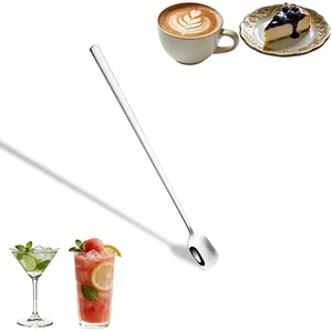 9-Inch Iced Tea Spoons Stainless Steel, Long Handle Cocktail Stirring Spoons Dishwasher Safe, Mirror Finish Coffee Stirrer Bar Mixing Spoons for Milkshakes Sundae Ice Cream, Essential Bar Tools 9-Inch Iced Tea Spoons Stainless Steel, Long Handle Cocktail Stirring Spoons Dishwasher Safe, Mirror Finish Coffee Stirrer Bar Mixing Spoons for Milkshakes Sundae Ice Cream, Essential Bar Tools