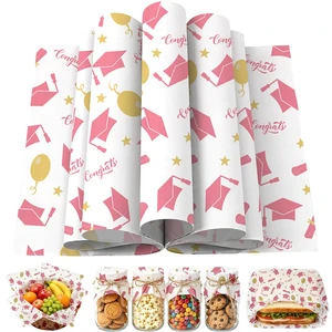 150 Sheets Graduation Wax Paper for Food Deli, 9.8 x 8.3'' Graduate Cap Diploma Scroll Ballloons Greaseproof Wrapping Paper for 2026 Graduate Sandwich Picnic Basket Liner Party Supplies (Pink) 150 Sheets Graduation Wax Paper for Food Deli, 9.8 x 8.3'' Graduate Cap Diploma Scroll Ballloons Greaseproof Wrapping Paper for 2026 Graduate Sandwich Picnic Basket Liner Party Supplies (Pink)