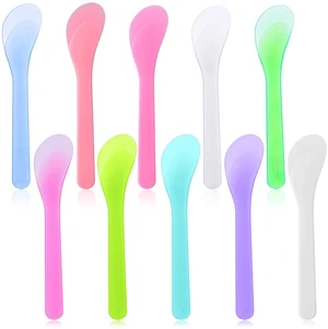 10 PCS 5inch Makeup Scoops, 10 Color Plastic Beauty Spoon Face Mask Plastic Spoon Reusable Cosmetic Dig Scoop Spatula Mask Tip, Masks Mixing Spoons Reusable FacialSkin Care Tools for DIY Facemask 10 PCS 5inch Makeup Scoops, 10 Color Plastic Beauty Spoon Face Mask Plastic Spoon Reusable Cosmetic Dig Scoop Spatula Mask Tip, Masks Mixing Spoons Reusable FacialSkin Care Tools for DIY Facemask