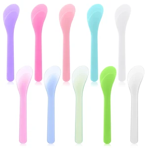 10 PCS 5 Inch Cosmetic Spatula, Skincare Lotion Spatula Face Cream Spatula, Makeup Beauty Spoon Reusable Cosmetic Mask Mixing Scoop Tool for Lotions Creams DIY Home Salon (Random Color) 10 PCS 5 Inch Cosmetic Spatula, Skincare Lotion Spatula Face Cream Spatula, Makeup Beauty Spoon Reusable Cosmetic Mask Mixing Scoop Tool for Lotions Creams DIY Home Salon (Random Color)