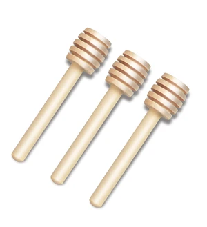 3-Pack Mini Wooden Honey Dipper Sticks Honey Mixing Stirrer 3-Pack Mini Wooden Honey Dipper Sticks Honey Mixing Stirrer