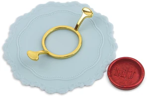 Metal Wax Seal Mold, Round Wax Seal Stamp Mold with Silicone Waxing Mat for DIY Craft, Envelopes, Gifts and Wine Packaging Metal Wax Seal Mold, Round Wax Seal Stamp Mold with Silicone Waxing Mat for DIY Craft, Envelopes, Gifts and Wine Packaging