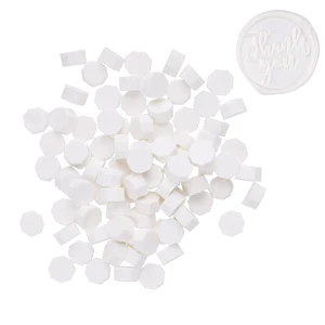 102 Pieces Octagon Wax Seal Beads, Premium White Sealing Wax Beads for Letters and Certificates, Valentines Day Cards, Wedding Invitations, Wine Package, Gift Wrapping, Christmas Card 102 Pieces Octagon Wax Seal Beads, Premium White Sealing Wax Beads for Letters and Certificates, Valentines Day Cards, Wedding Invitations, Wine Package, Gift Wrapping, Christmas Card