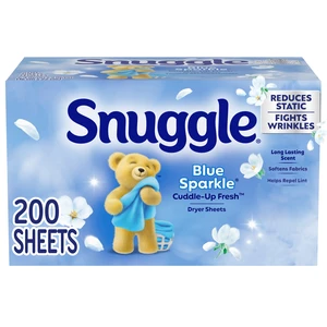 Snuggle Blue Sparkle Cuddle Up Fresh Dryer Sheets, 200 Count Snuggle Blue Sparkle Cuddle Up Fresh Dryer Sheets, 200 Count
