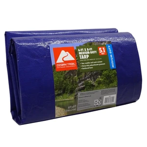 Ozark Trail Medium-Duty Polyethylene Tarp, 6 ft x 8 ft Ozark Trail Medium-Duty Polyethylene Tarp, 6 ft x 8 ft