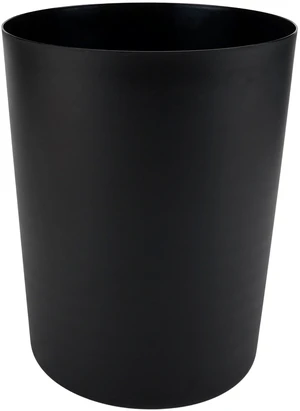 Mainstays 5 Gallon Plastic Wastebasket, Open Top, Matte Black Mainstays 5 Gallon Plastic Wastebasket, Open Top, Matte Black